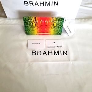 NWT Brahmin Popsicle Ombre Melbourne Ady Wallet